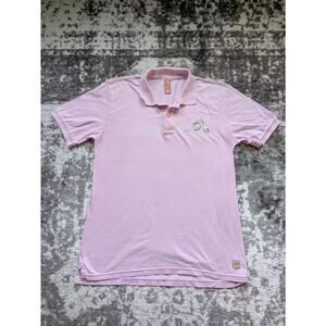 BOB The Original Polo Shirt Moped, Pink - US Men's Medium - Made In Italy
